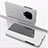 Leather Case Stands Flip Mirror Cover Holder QH1 for Xiaomi Poco M2 Pro Silver