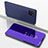 Leather Case Stands Flip Mirror Cover Holder ZL1 for Samsung Galaxy M60s Purple