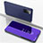 Leather Case Stands Flip Mirror Cover Holder ZL1 for Samsung Galaxy S20 5G Purple