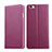 Leather Case Stands Flip Wallet for Apple iPhone 6 Plus Purple
