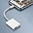 Lightning to USB OTG Cable Adapter H01 for Apple iPhone 13 White