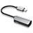 Lightning USB Cable Adapter H01 for Apple iPhone 13 Pro Max Silver