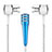 Luxury 3.5mm Mini Handheld Microphone Singing Recording M01 Blue