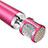 Luxury 3.5mm Mini Handheld Microphone Singing Recording Pink