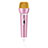 Luxury 3.5mm Mini Handheld Microphone Singing Recording with Stand M03 Pink