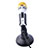 Luxury 3.5mm Mini Handheld Microphone Singing Recording with Stand M07 White