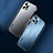 Luxury Aluminum Metal Back Cover and Silicone Frame Case AT1 for Apple iPhone 13 Pro Max