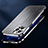 Luxury Aluminum Metal Back Cover and Silicone Frame Case AT1 for Apple iPhone 14