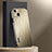 Luxury Aluminum Metal Back Cover and Silicone Frame Case AT1 for Apple iPhone 14 Gold