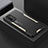 Luxury Aluminum Metal Back Cover and Silicone Frame Case for Oppo F19 Pro+ Plus 5G Gold