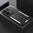 Luxury Aluminum Metal Back Cover and Silicone Frame Case for Oppo Reno8 Pro 5G Silver