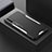 Luxury Aluminum Metal Back Cover and Silicone Frame Case for Vivo Y30 Silver