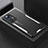 Luxury Aluminum Metal Back Cover and Silicone Frame Case for Xiaomi Mi 12S 5G Silver