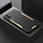 Luxury Aluminum Metal Back Cover and Silicone Frame Case for Xiaomi Redmi 9A Gold