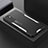 Luxury Aluminum Metal Back Cover and Silicone Frame Case for Xiaomi Redmi Note 11 SE 5G Silver