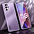 Luxury Aluminum Metal Back Cover and Silicone Frame Case J01 for OnePlus Nord N200 5G