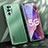 Luxury Aluminum Metal Back Cover and Silicone Frame Case J01 for OnePlus Nord N200 5G
