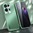 Luxury Aluminum Metal Back Cover and Silicone Frame Case J01 for Oppo Reno8 Pro 5G