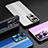 Luxury Aluminum Metal Back Cover and Silicone Frame Case J02 for Oppo Reno7 Pro 5G