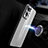 Luxury Aluminum Metal Back Cover and Silicone Frame Case J02 for Oppo Reno7 Pro 5G