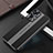 Luxury Aluminum Metal Back Cover and Silicone Frame Case J02 for Oppo Reno7 Pro 5G Black