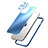 Luxury Aluminum Metal Back Cover and Silicone Frame Case JL1 for Apple iPhone 13