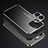 Luxury Aluminum Metal Back Cover and Silicone Frame Case JL2 for Apple iPhone 13