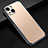 Luxury Aluminum Metal Back Cover and Silicone Frame Case JL2 for Apple iPhone 14