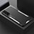 Luxury Aluminum Metal Back Cover and Silicone Frame Case M01 for Samsung Galaxy S21 5G