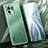 Luxury Aluminum Metal Back Cover and Silicone Frame Case M01 for Xiaomi Mi 11 5G Green