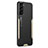 Luxury Aluminum Metal Back Cover and Silicone Frame Case M02 for Samsung Galaxy S21 Plus 5G Gold