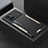 Luxury Aluminum Metal Back Cover and Silicone Frame Case M02 for Vivo iQOO 9 Pro 5G Gold