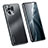 Luxury Aluminum Metal Back Cover and Silicone Frame Case M02 for Xiaomi Mi 11 Lite 5G Black