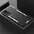 Luxury Aluminum Metal Back Cover and Silicone Frame Case PB1 for Vivo X60 Pro 5G Gold