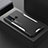 Luxury Aluminum Metal Back Cover and Silicone Frame Case PB1 for Vivo Y50 Silver