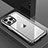 Luxury Aluminum Metal Back Cover and Silicone Frame Case QC1 for Apple iPhone 13 Pro Max