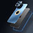 Luxury Aluminum Metal Back Cover and Silicone Frame Case with Mag-Safe Magnetic JL1 for Apple iPhone 13