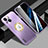 Luxury Aluminum Metal Back Cover and Silicone Frame Case with Mag-Safe Magnetic JL1 for Apple iPhone 13 Purple