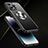 Luxury Aluminum Metal Back Cover and Silicone Frame Case with Mag-Safe Magnetic JL2 for Apple iPhone 14 Pro Max
