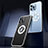 Luxury Aluminum Metal Back Cover and Silicone Frame Case with Mag-Safe Magnetic JL4 for Apple iPhone 14 Plus