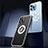 Luxury Aluminum Metal Back Cover and Silicone Frame Case with Mag-Safe Magnetic JL4 for Apple iPhone 14 Pro