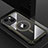 Luxury Aluminum Metal Back Cover and Silicone Frame Case with Mag-Safe Magnetic QC1 for Apple iPhone 13
