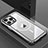 Luxury Aluminum Metal Back Cover and Silicone Frame Case with Mag-Safe Magnetic QC1 for Apple iPhone 13 Pro