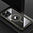 Luxury Aluminum Metal Back Cover and Silicone Frame Case with Mag-Safe Magnetic QC1 for Apple iPhone 14 Pro