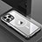 Luxury Aluminum Metal Back Cover and Silicone Frame Case with Mag-Safe Magnetic QC1 for Apple iPhone 14 Pro