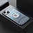 Luxury Aluminum Metal Back Cover and Silicone Frame Case with Mag-Safe Magnetic TX1 for Apple iPhone 14