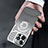 Luxury Aluminum Metal Back Cover and Silicone Frame Case with Mag-Safe Magnetic TX1 for Apple iPhone 14