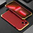 Luxury Aluminum Metal Cover Case 360 Degrees for Apple iPhone 13 Gold and Red