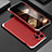 Luxury Aluminum Metal Cover Case 360 Degrees for Apple iPhone 14 Pro Silver and Red