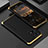 Luxury Aluminum Metal Cover Case 360 Degrees for Oppo Reno7 Pro 5G Gold and Black